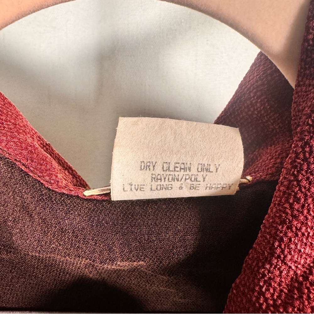 Vintage Neil & David Brown Mixed Fabric Jacket with Velvet Trim - Picture 7 of 9